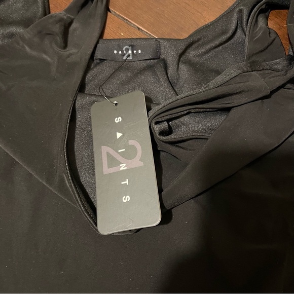 21 Saints - size Medium - Black bodysuit- NWT - Picture 4 of 11